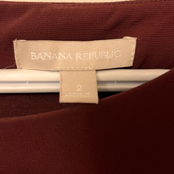 Banana Republic Maroon Dress - Picture 2 of 3